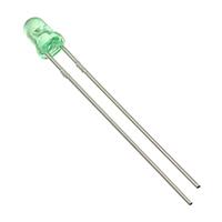 Broadcom Limited - HLMP-Y502-F0000 - LED GREEN CLEAR 3MM ROUND T/H