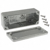 Bud Industries - AN-1300 - BOX ALUM NATURAL 3.53"L X 1.41"W