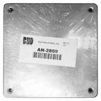 Bud Industries - AN-2809 - BOX ALUM NATURAL 4.75"L X 4.75"W