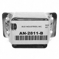 Bud Industries - AN-2811-B - BOX ALUM BLACK 1.97"L X 1.77"W