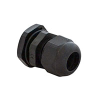 Bud Industries - IPG-22216 - BLK CABLE GLAND .39-.55"