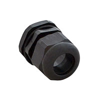 Bud Industries - IPG-22221 - BLK CABLE GLAND .51-.71"