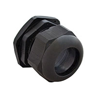 Bud Industries - IPG-22236 - BLK CABLE GLAND .87-1.26"
