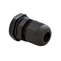 Bud Industries - IPG-2229 - BLK CABLE GLAND .16-.31"