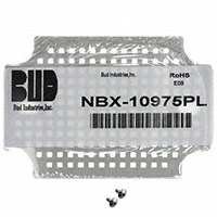 Bud Industries - NBX-10975-PL - PANEL PLASTIC 2.56X3.56" FOR NB