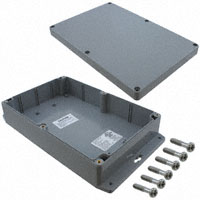 Bud Industries - PN-1325-DGMB - BOX ABS GRAY 8.74"L X 5.75"W