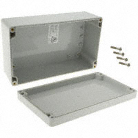 Bud Industries - PN-1334 - BOX PLASTIC GRAY 7.87"L X 4.72"W