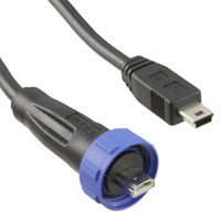 Bulgin - PX0442/3M00 - CABLE IP68 MINI B-MINI A USB 3M