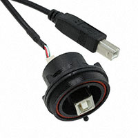 Bulgin - PX0844/B/0M50/B - CABLE PLUG IP68 USB B-B 500MM