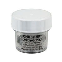 Chip Quik Inc. - SMD2190-25000 - SOLDER SPHERES SN63/PB37 .020" D
