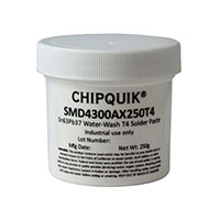 Chip Quik Inc. - SMD4300AX250T4 - SLDR PST WATR SOL 63/37 T4 250G