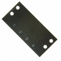 Cinch Connectivity Solutions - MS-4-142 - BARRIER BLK MARKER STRIP 4POS