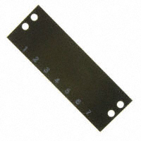 Cinch Connectivity Solutions - MS-7-140 - BARRIER BLOCK MARKER STRIP 7POS