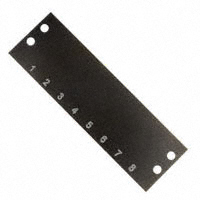 Cinch Connectivity Solutions - MS-8-141 - BARRIER BLK MARKER STRIP 8POS