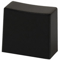 C&K - G002A - CAP PUSHBUTTON RECTANGULAR BLACK