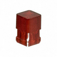 Visual Communications Company - VCC - 4321 - LENS FOR T1-3/4 LED RED SQUARE
