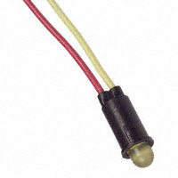 Visual Communications Company - VCC - 5100H7LC - LED YELLOW 1/4"HOLE LOWCUR PNLMN
