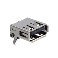 CNC Tech - 1001-002-01100 - CONN USB R/A A TYPE SMD