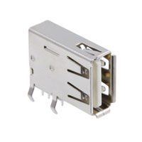 CNC Tech - 1001-009-01000 - CONN USB A TYPE R/A BRD LOCK T/H