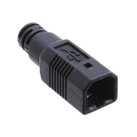 CNC Tech - 1001-027-BL-02000 - CONN HOOD USB B MALE BLACK