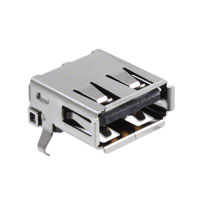 CNC Tech - 1002-002-01100 - CONN USB A TYPE R/A SMD