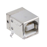 CNC Tech - 1002-003-02000 - CONN USB B TYPE R/A THROUGH HOLE