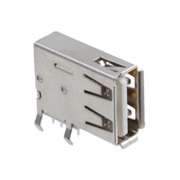 CNC Tech - 1002-014-01000 - CONN USB A TYPE R/A BRD LOCK T/H