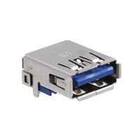 CNC Tech - 1003-001-01000 - CONN USB A TYPE R/A THROUGH HOLE