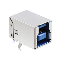 CNC Tech - 1003-003-02000 - CONN USB B TYPE R/A THROUGH HOLE