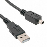 CNC Tech - 101-1021-BL-00300 - CABLE USB A MALE-B MINI 4PIN 3M