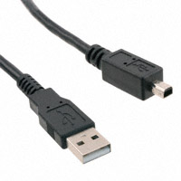 CNC Tech - 102-1021-BL-00100 - CABLE USB A MALE-B MINI 4PIN 1M