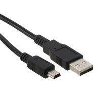 CNC Tech - 102-1031-BL-00200 - CABLE USB A MALE-B MINI 5PIN 2M