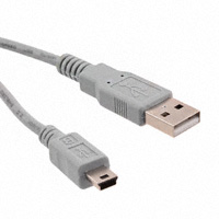 CNC Tech - 102-1031-GR-00300 - CABLE USB A MALE-B MINI 5PIN 3M