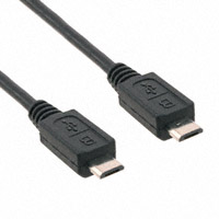 CNC Tech - 102-1082-BL-00050 - CBL USB MICRO B MALE-B MALE .5M