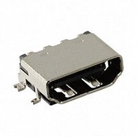 CNC Tech - 2000-1-2-41-00-BK - HDMI A TYPE FEMALE 19P SMT
