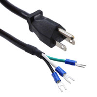 CNC Tech - CNC-99-16-1-2 - POWER CORD WITH FORK TERM 1000MM