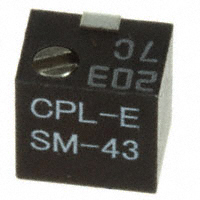 Copal Electronics Inc. - SM-43TA202 - TRIMMER 2K OHM 0.25W SMD