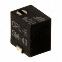 Copal Electronics Inc. - SM-43TW200 - TRIMMER 20 OHM 0.25W SMD