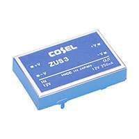 Cosel USA, Inc. - ZUS34805-A - ISOLATED DC/DC CONVERTERS 3W 5V