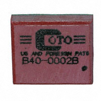 Coto Technology - B40-0002B - RELAY RF 4PST 250MA 3.3V
