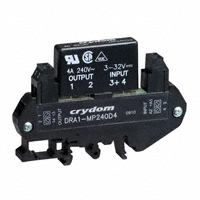 Crydom Co. - DRA1-MP240D4 - RELAY SSR SPST-NO 280VAC 4A DIN