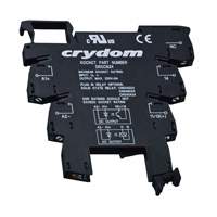 Crydom Co. - DRSCN24 - SOCKET DIN-RAIL 15-30VDC CN SER