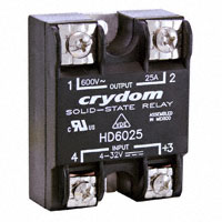 Crydom Co. - HD6025 - RELAY SSR 25A 660VAC DC