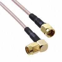 Crystek Corporation - CCSMA1-MM-RG316DS-12 - RF CABLE SMA M/MRA RG316DS 12"