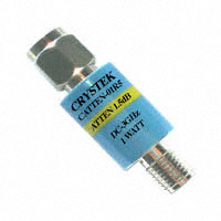 Crystek Corporation - CATTEN-01R5 - ATTENUATOR SMA 3GHZ 50 OHM 1.5DB