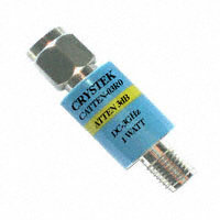 Crystek Corporation - CATTEN-03R0 - ATTENUATOR SMA 3GHZ 50 OHM 3DB