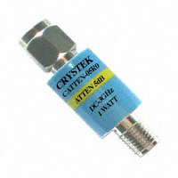 Crystek Corporation - CATTEN-05R0 - ATTENUATOR SMA 3GHZ 50 OHM 5DB