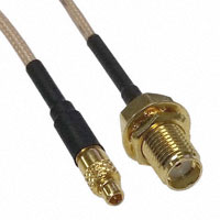 Crystek Corporation - CCSMX-FBM-RG178-18 - RFCBL SMA FM BKD MMCX ML STR 18"