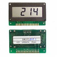 C-TON Industries - DK172 - VOLTMETER 2VDC LCD PANEL MOUNT