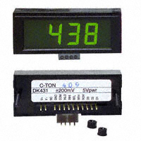 C-TON Industries - DK432 - VOLTMETER 2VDC LCD PANEL MOUNT